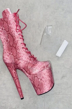 Hella Heels Classique Shoe Protector - Clear (White Back) -Pole Dance Clothing & Shoes Shop IMG 1058