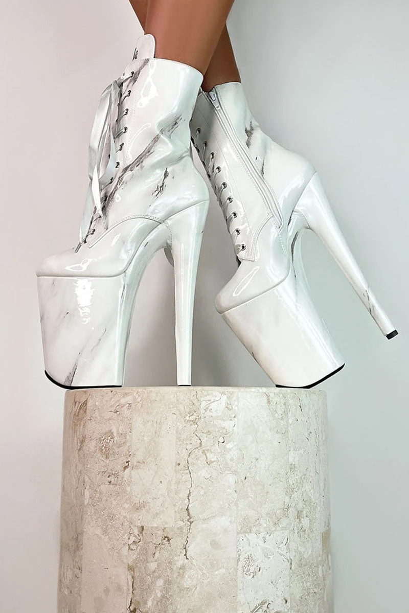 Hella Heels Renaissance 8inch Boots - Faith 2 Hella Heels Renaissance 8inch Boots - Faith - Image 2