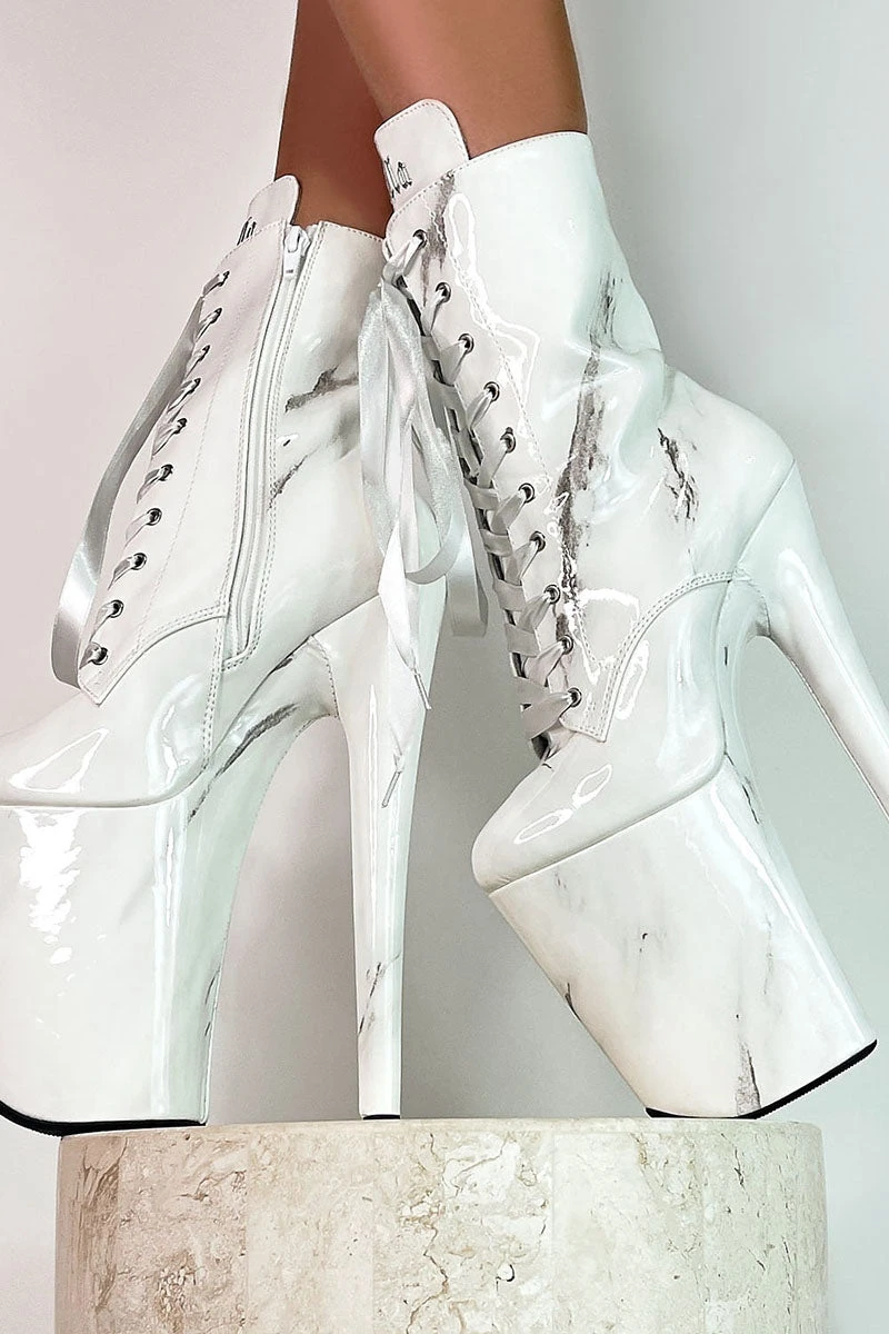 Hella Heels Renaissance 8inch Boots - Faith 3 Hella Heels Renaissance 8inch Boots - Faith - Image 3