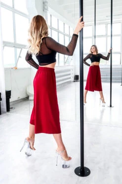 REV ACTIV Flow Pants - Wine -Pole Dance Clothing & Shoes Shop IMG 6346 1