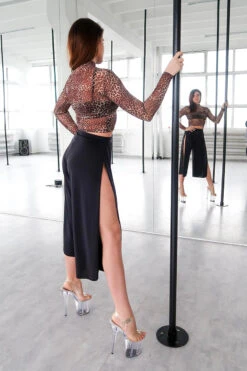 REV ACTIV Sensual Flow Pants (with Leg Slit) - Black -Pole Dance Clothing & Shoes Shop IMG 8207 1 2ae40cf4 0e37 49aa ad6f 5d2d3ca55a4f 1