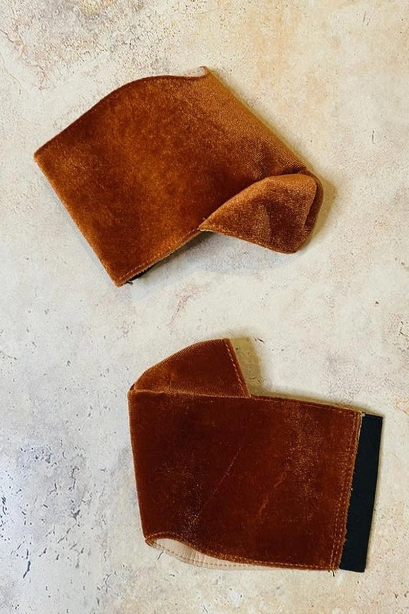 Hella Heels Classique Velvet Shoe Protector - Brandy 1 Hella Heels Classique Velvet Shoe Protector - Brandy