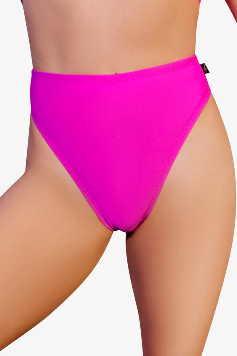 Cleo The Hurricane High Rider Hot Pants - Hot Pink 1 Cleo The Hurricane High Rider Hot Pants - Hot Pink