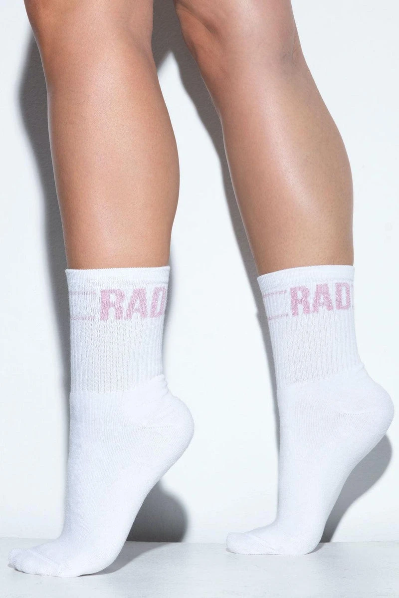 RAD Socks - Pink Lurex 1 RAD Socks - Pink Lurex