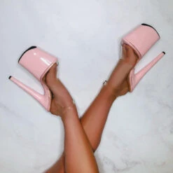 Hella Heels Classic Gloss 8inch Stilettos - Lyla -Pole Dance Clothing & Shoes Shop Lyla 1