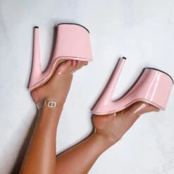 Hella Heels Classic Gloss 8inch Stilettos - Lyla -Pole Dance Clothing & Shoes Shop Lyla 2