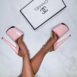 Hella Heels Classic Gloss 8inch Stilettos - Lyla 10 Hella Heels Classic Gloss 8inch Stilettos - Lyla -Pole Dance Clothing & Shoes Shop Lyla 3 1