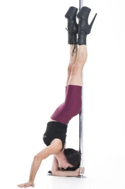 Paradise Chick Biker Shorts - Cherry -Pole Dance Clothing & Shoes Shop MG 1982copy 1