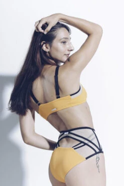 MilaKrasna Silvia Bottoms - Marigold 6 MilaKrasna Silvia Bottoms - Marigold -Pole Dance Clothing & Shoes Shop MilaKrasna poledance silvia top marigold back lookbook