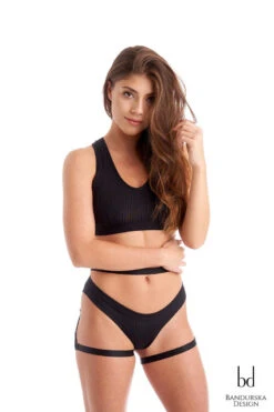 Bandurska New Moon Suspender Accessory - Black 8 Bandurska New Moon Suspender Accessory - Black -Pole Dance Clothing & Shoes Shop NewMoon 3