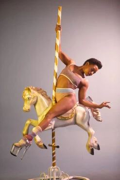 Rolling Calf High Socks - Pony Striped -Pole Dance Clothing & Shoes Shop Ponei58 1