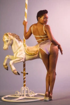 Rolling Vento Pony Reversible Bottoms - Pastel -Pole Dance Clothing & Shoes Shop Ponei67