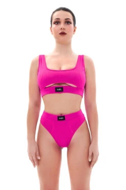 MÆD Offset Top - Matte Pink -Pole Dance Clothing & Shoes Shop RIMG3471Fi c726c549 9804 4335 9213 543f6c8ebbaa 1
