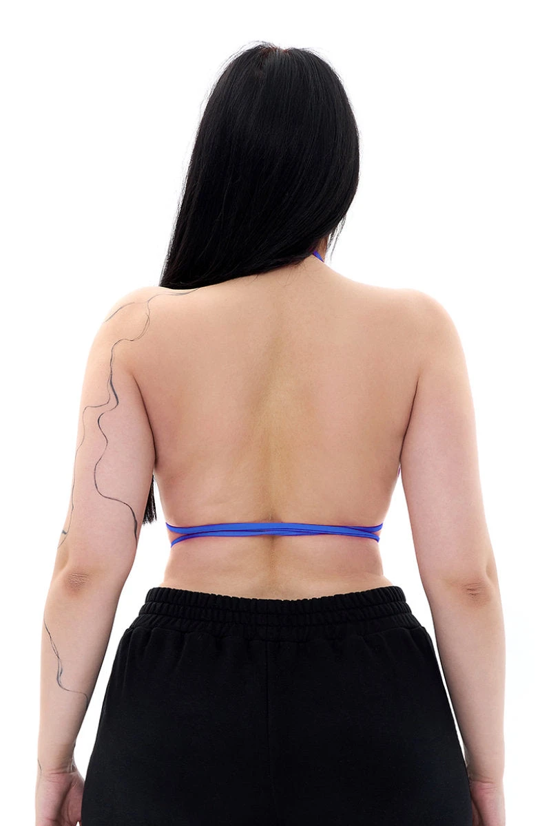 MÆD Bikini Top - Matte Electric Blue 2 MÆD Bikini Top - Matte Electric Blue - Image 2