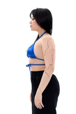 MÆD Bikini Top - Glam Blue -Pole Dance Clothing & Shoes Shop RIMG3920Fi