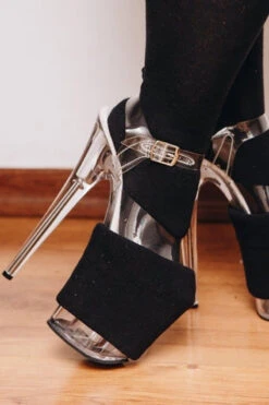 Rolling Platform Protector - Black Cotton -Pole Dance Clothing & Shoes Shop Rolling 514