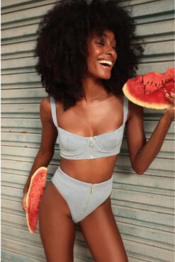 Rolling Britney Shorts - Light Blue Lurex -Pole Dance Clothing & Shoes Shop RollingDEZ22 43 copy