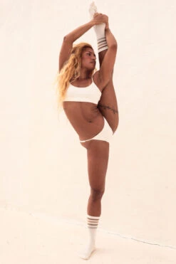 Rolling KI Top - Ribbed Off-White -Pole Dance Clothing & Shoes Shop RollingGABI 798 2 da4b781d ae5c 4fc1 aa85 ae70a5522060