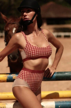 Rolling Alpha High Waisted Hot Pants - Pied -Pole Dance Clothing & Shoes Shop RollingHaras 1710