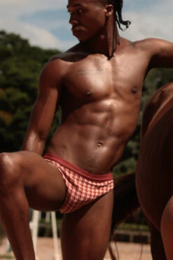 Rolling Alpha Unisex Briefs - Pied -Pole Dance Clothing & Shoes Shop RollingHaras 1933 2