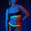 Rolling Alpha Cheeky Shorts - Neon