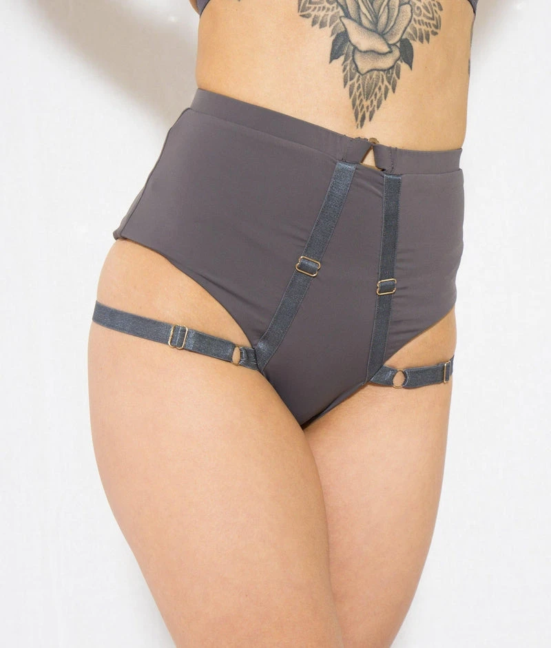 Tatiana Activewear Tokio Shorts - Charcoal 9 Tatiana Activewear Tokio Shorts - Charcoal - Image 9