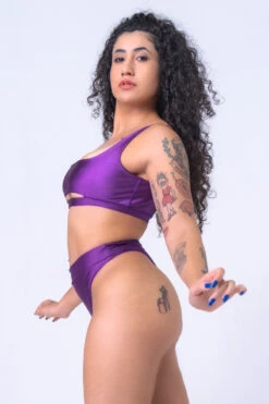 Sorte Spirit Bottoms - Violet -Pole Dance Clothing & Shoes Shop SPIRIT Violet 2