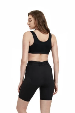 Hamade Activewear Buckle Cycling Shorts - Black -Pole Dance Clothing & Shoes Shop SS07