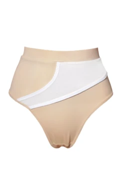 Hamade Activewear High Cut Bottoms - Beige -Pole Dance Clothing & Shoes Shop SS23 13