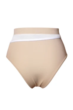 Hamade Activewear High Cut Bottoms - Beige -Pole Dance Clothing & Shoes Shop SS23 14