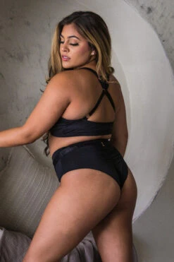 Tatiana Activewear Sofia Shorts - Matte Black 10 Tatiana Activewear Sofia Shorts - Matte Black -Pole Dance Clothing & Shoes Shop TatianaActive BlackHighWaistedTriangleBraSofiaPoleWearDancingSet 3635 06f80ca9 aa2a 43cf ae38 c08b5bbd3868