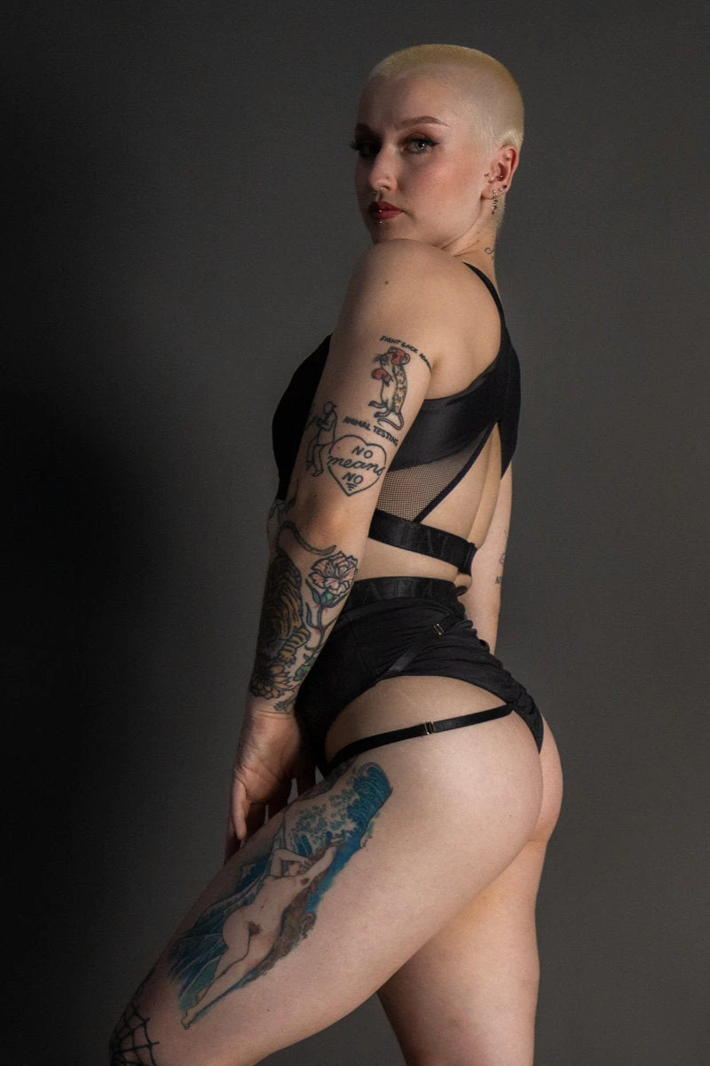 Tatiana Activewear Perla Shorts - Black 3 Tatiana Activewear Perla Shorts - Black - Image 3