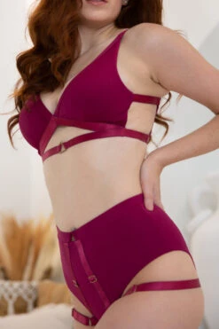 Tatiana Activewear Tokio Shorts - Matte Fuchsia -Pole Dance Clothing & Shoes Shop TatianaActive TokioLowCutGarterFuchsiaHotPinkPoleWearPoleDanceSet 2 4 4ae3ce9e 03db 4a70 b956 173e034d981a