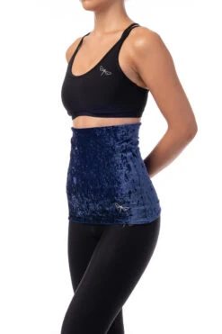 Dragonfly Back Warmer - Velvet Blue 8 Dragonfly Back Warmer - Velvet Blue -Pole Dance Clothing & Shoes Shop VelvetBackWarmerBlue2