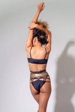 Sorte Witch Cheeky Shorts - Black -Pole Dance Clothing & Shoes Shop WITCH TOPBOTTOM BLACK 5