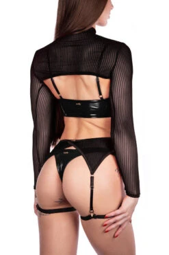 Naughty Thoughts XXX Rated See Through Garter Belt - Black -Pole Dance Clothing & Shoes Shop XXXSinnerBlackGarterback2 5b6e55f8 c3b3 4415 8e39 c61433872a95