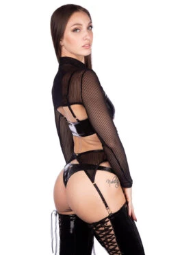Naughty Thoughts XXX Rated See Through Garter Belt - Black -Pole Dance Clothing & Shoes Shop XXXSinnerBlackThighHighside2 61c7bf62 408d 41e2 b071 be2ce4a03396