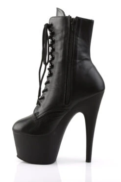 Pleaser USA Adore-1020 7inch Real Leather Pleaser Boots - Matte Black -Pole Dance Clothing & Shoes Shop adore 1020 b le05 eea63889 ba0a 4ec5 b2ae e464b9222dc2