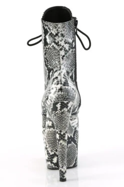Pleaser USA Adore-1020SPWR 7inch Pleaser Boots - Black Snake -Pole Dance Clothing & Shoes Shop adore 1020sp bsp m09