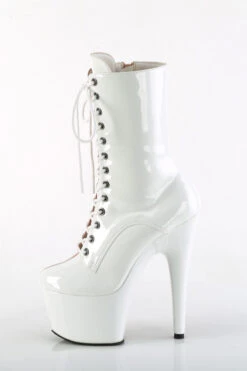 Pleaser USA Adore-1040TT 7inch Pleaser Boots - Patent Blush/White -Pole Dance Clothing & Shoes Shop adore 1040tt bh w m05