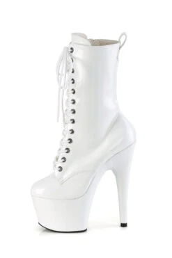 Pleaser USA Adore-1040WR 7inch Pleaser Boots - Holographic White -Pole Dance Clothing & Shoes Shop adore 1040wr hg whg m05