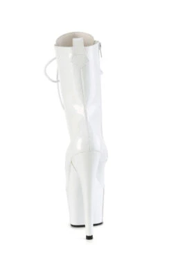 Pleaser USA Adore-1040WR 7inch Pleaser Boots - Holographic White -Pole Dance Clothing & Shoes Shop adore 1040wr hg whg m09