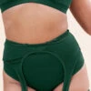 Lunalae Cora High Waist Bottoms - Recycled Moss Green