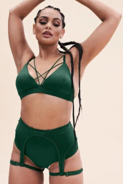 Lunalae Cora High Waist Bottoms - Recycled Moss Green 11 Lunalae Cora High Waist Bottoms - Recycled Moss Green -Pole Dance Clothing & Shoes Shop cora high waist bottom recycled moss green bottom 38231164125431