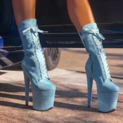 Hella Heels High BabyDoll 8inch Boots - Baby Blue -Pole Dance Clothing & Shoes Shop cover cropin 900x 03caa949 be37 41f4 b000 352ca157bf1f 1