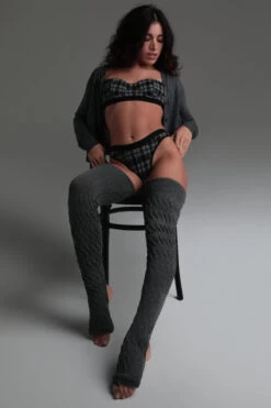 Rolling Alpha Cheeky Shorts - Tartan -Pole Dance Clothing & Shoes Shop day02rolling0931 2 1