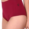Cleo The Hurricane Essential High Waisted Shorts - Merlot
