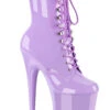 Pleaser USA Flamingo-1020 8inch Pleaser Boots - Patent Lavender