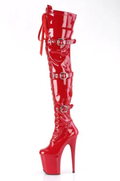 Pleaser USA Flamingo-3028 8inch Thigh High Pleaser Boots - Patent Red -Pole Dance Clothing & Shoes Shop flamingo 3028 r m05 5840b56f 1043 4b33 a9b0 299d72e21f0f
