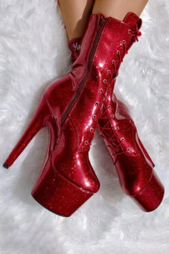 Hella Heels The Glitterati 7inch Boots - Kansass 11 Hella Heels The Glitterati 7inch Boots - Kansass -Pole Dance Clothing & Shoes Shop glitter 47